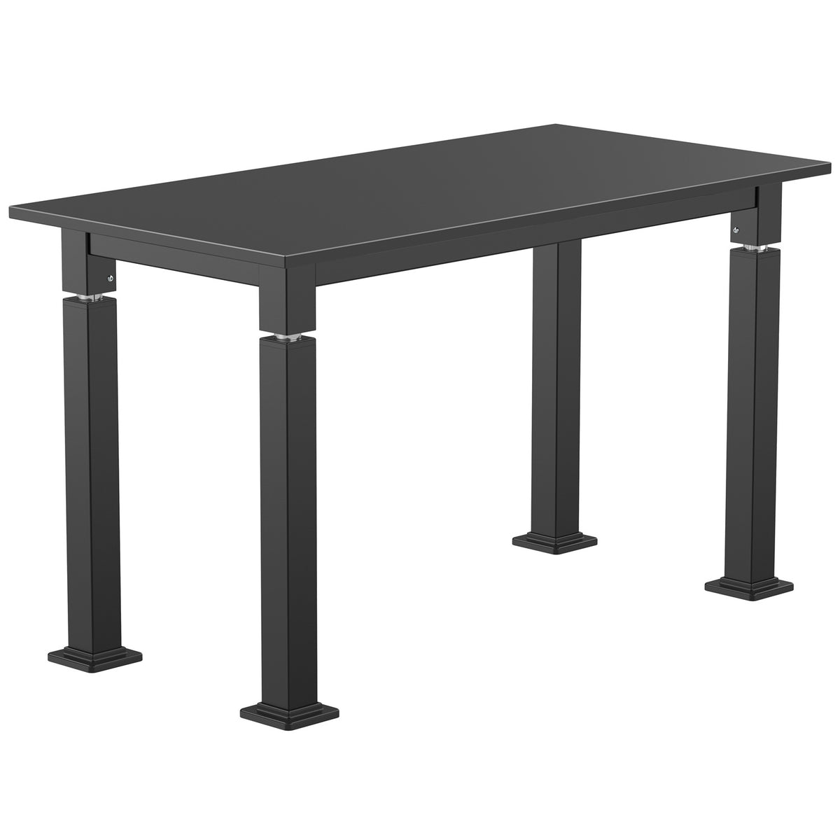 Adjustable Height Science Table with Steel Frame, Epoxy Top with Designer Beveled Edges