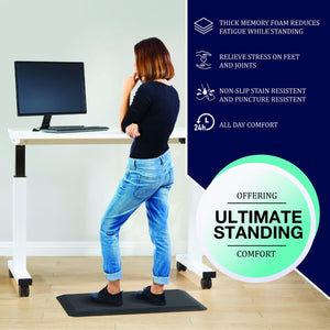 Anti-Fatigue Standing Mat, Black