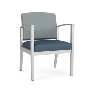 Amherst Steel Collection Reception Seating, Guest Chair, 300 lb Capacity, Standard Vinyl Upholstery, FREE SHIPPING