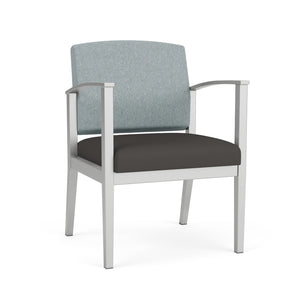 Amherst Steel Collection Reception Seating, Guest Chair, 300 lb Capacity, Healthcare Vinyl Upholstery, FREE SHIPPING