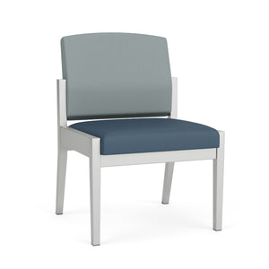 Amherst Steel Collection Reception Seating, Armless Guest Chair, Standard Vinyl Upholstery, FREE SHIPPING