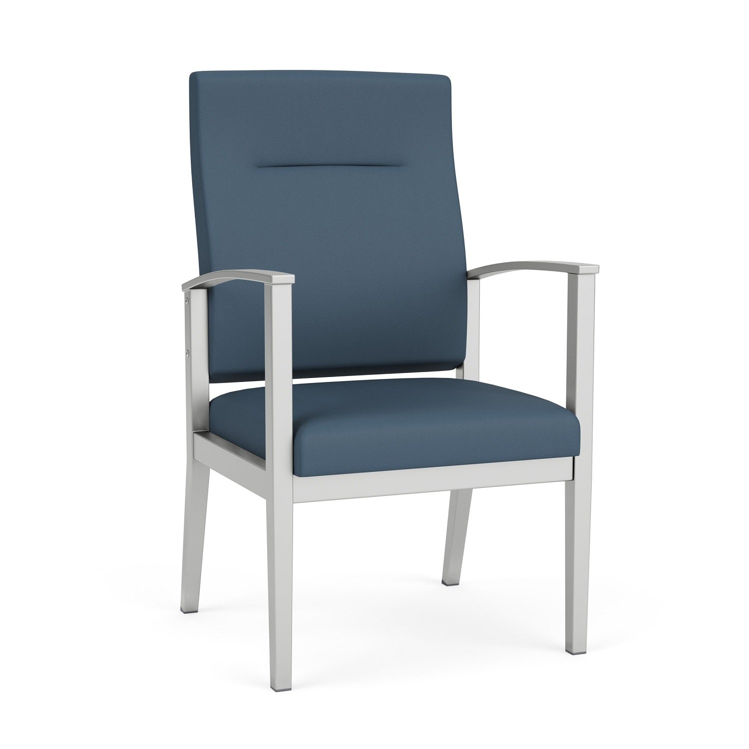 Amherst Steel Collection Reception Seating, Patient Chair, High Back, Standard Vinyl Upholstery, FREE SHIPPING