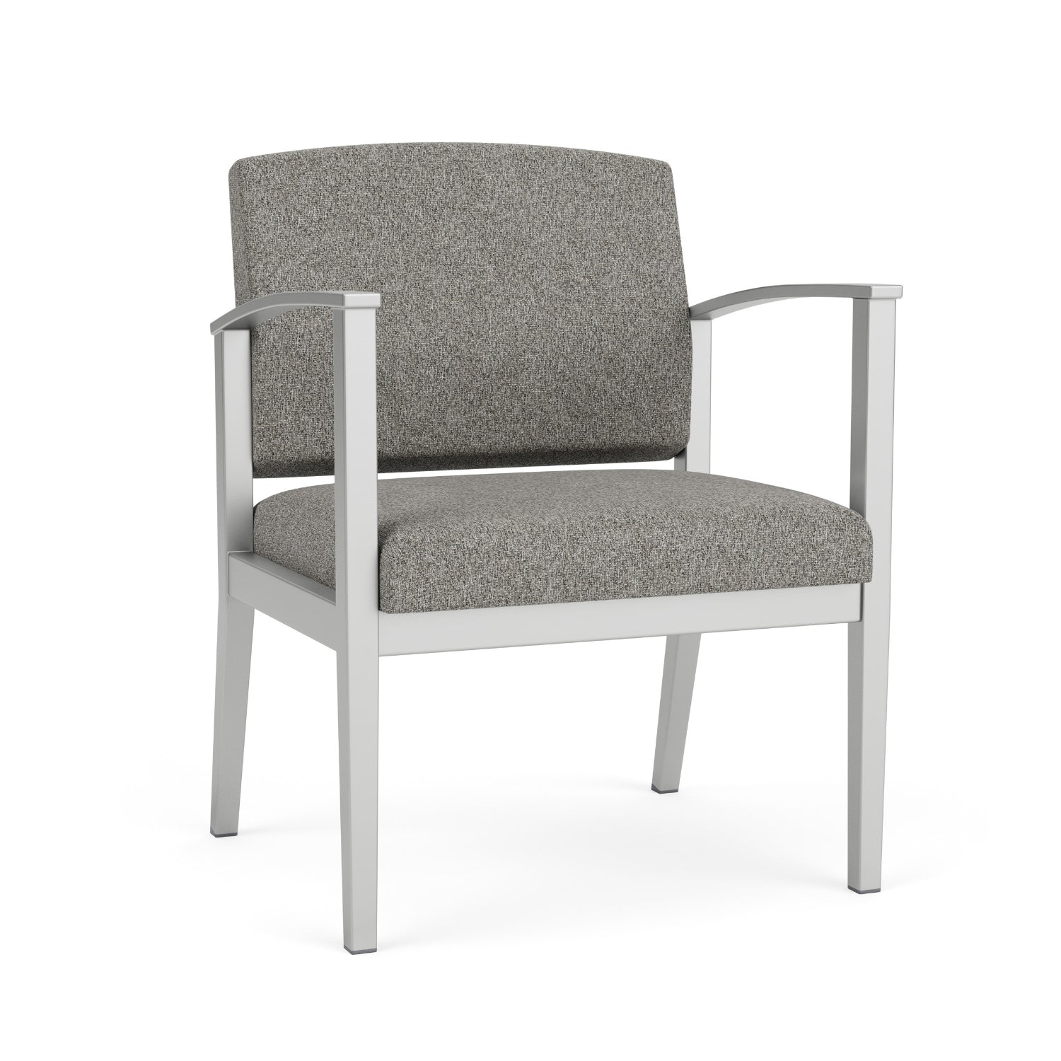 Amherst Steel Collection Reception Seating, Oversize Guest Chair, 400 lb Capacity, Standard Fabric Upholstery, FREE SHIPPING