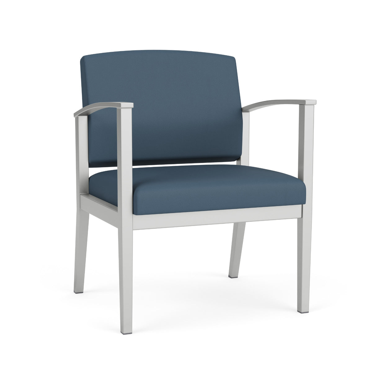 Amherst Steel Collection Reception Seating, Oversize Guest Chair, 400 lb Capacity, Standard Vinyl Upholstery, FREE SHIPPING
