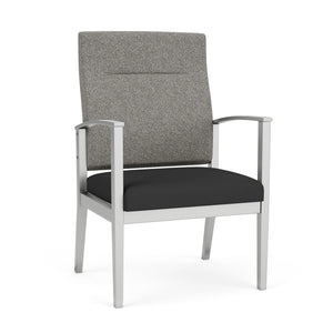 Amherst Steel Collection Reception Seating, Patient Oversize Chair, High Back, Standard Fabric Upholstery, FREE SHIPPING