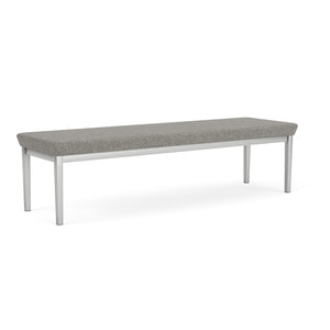 Amherst Steel Collection Reception Seating, 3 Seat Bench, Standard Fabric Upholstery, FREE SHIPPING