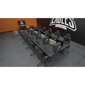 Aspire Esports Desk with Glides, 72" W, FREE SHIPPING