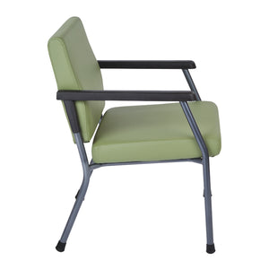 Big & Tall Silver Ion Technology Bariatric Patient Chair, 26" Seat Width, 400 lb. Capacity
