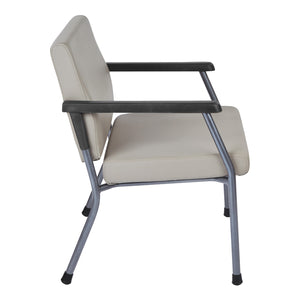 Big & Tall Silver Ion Technology Bariatric Patient Chair, 29" Seat Width, 500 lb. Capacity