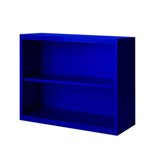 Herculite Metal Bookcase with 1 Adjustable Shelf, 36" W x 18" D x 30" H