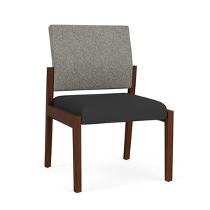 Brooklyn Collection Reception Seating, Armless Guest Chair, Standard Fabric Upholstery, FREE SHIPPING