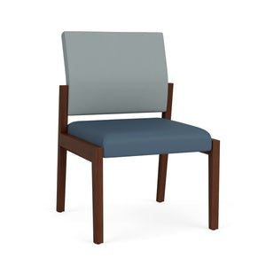 Brooklyn Collection Reception Seating, Armless Guest Chair, Standard Vinyl Upholstery, FREE SHIPPING
