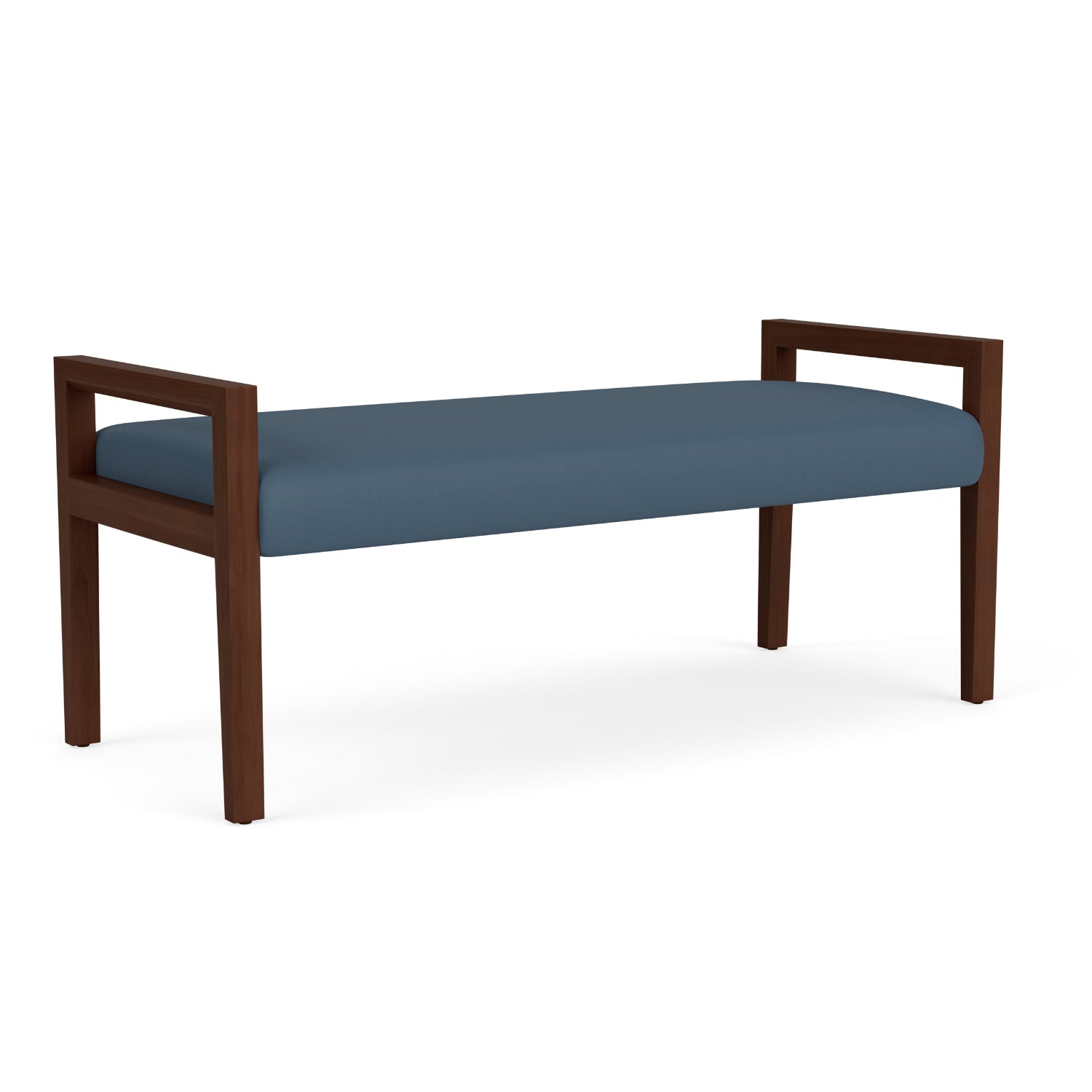 Brooklyn Collection Reception Seating, 2 Seat Bench, Standard Vinyl Upholstery, FREE SHIPPING