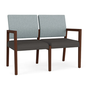 Brooklyn Collection Reception Seating, 2 Seat Sofa, Healthcare Vinyl Upholstery, FREE SHIPPING