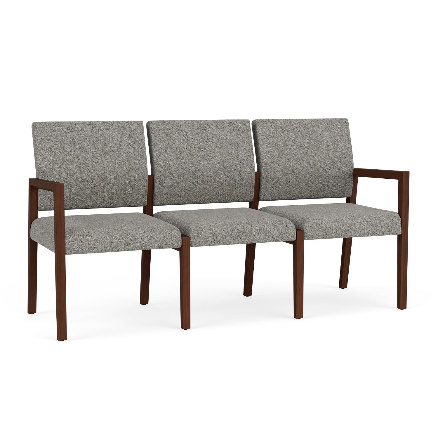 Brooklyn Collection Reception Seating, 3 Seat Sofa, Standard Fabric Upholstery, FREE SHIPPING