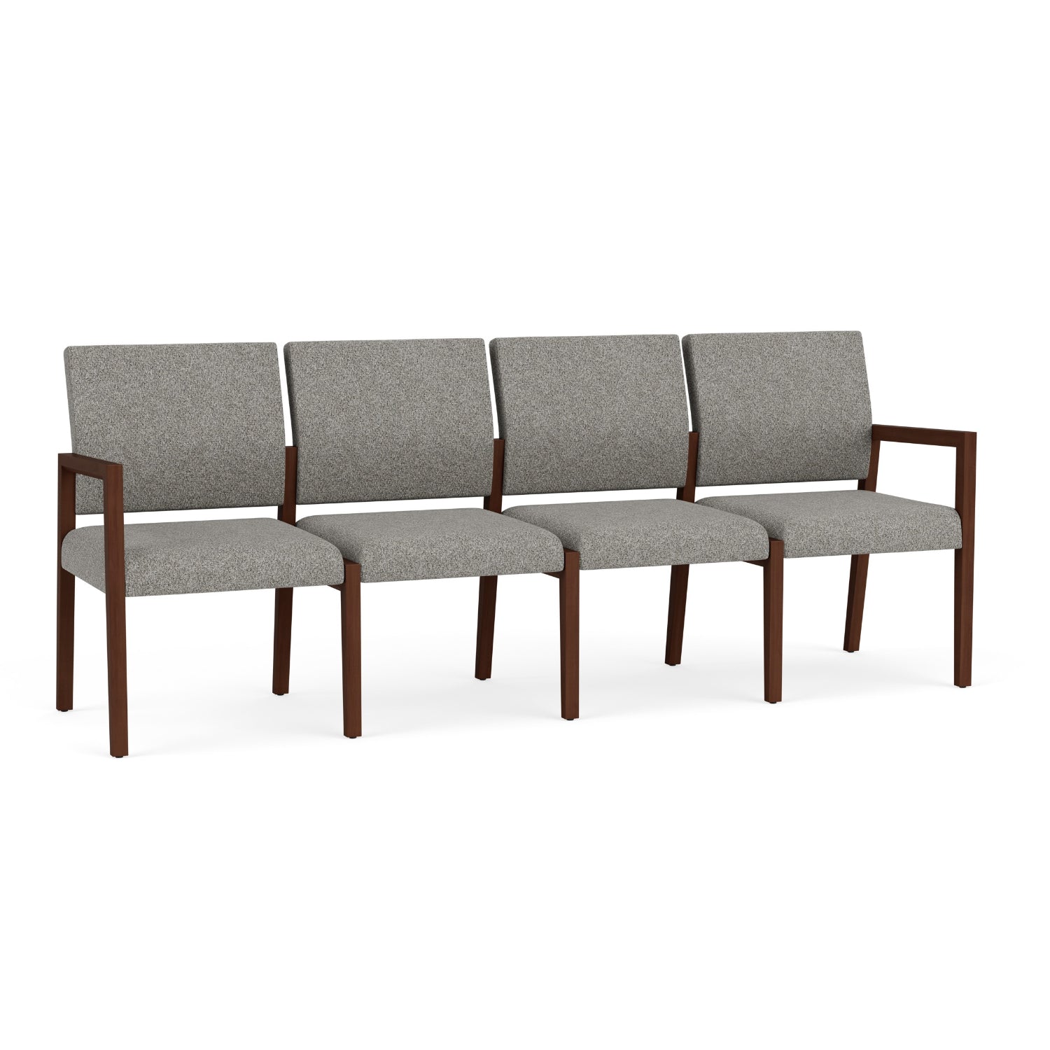 Brooklyn Collection Reception Seating, 4 Seat Sofa, Standard Fabric Upholstery, FREE SHIPPING