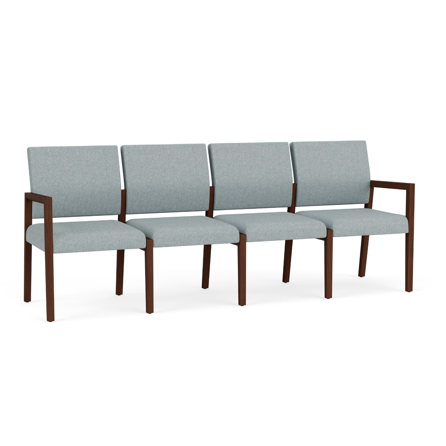 Brooklyn Collection Reception Seating, 4 Seat Sofa, Healthcare Vinyl Upholstery, FREE SHIPPING