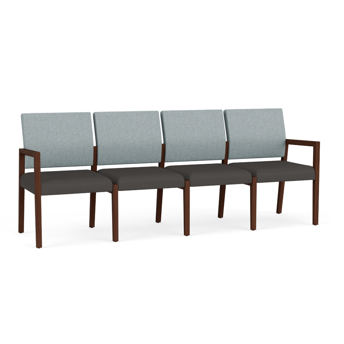 Brooklyn Collection Reception Seating, 4 Seat Sofa, Healthcare Vinyl Upholstery, FREE SHIPPING