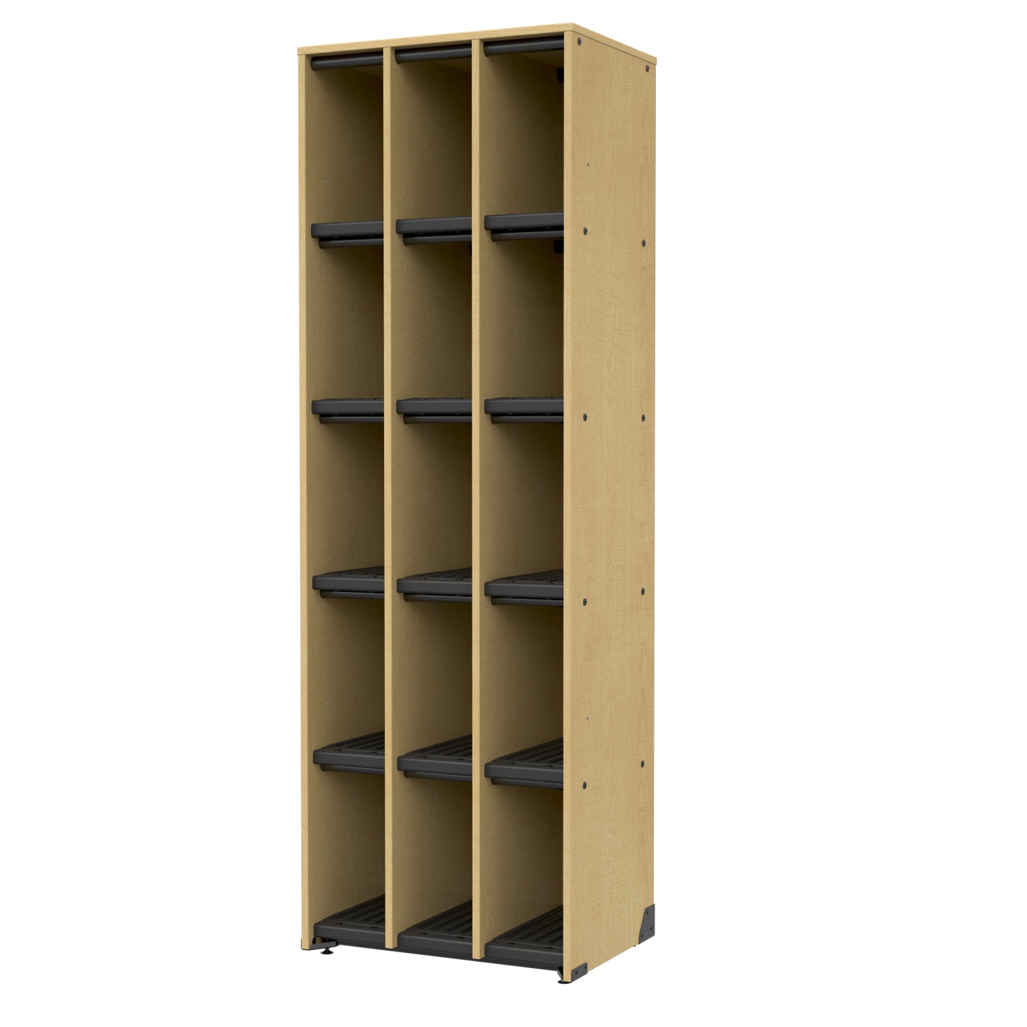 Bandstor™ 15 Compartment Woodwind Storage, 27.75"W x 84"H x 19.25"D
