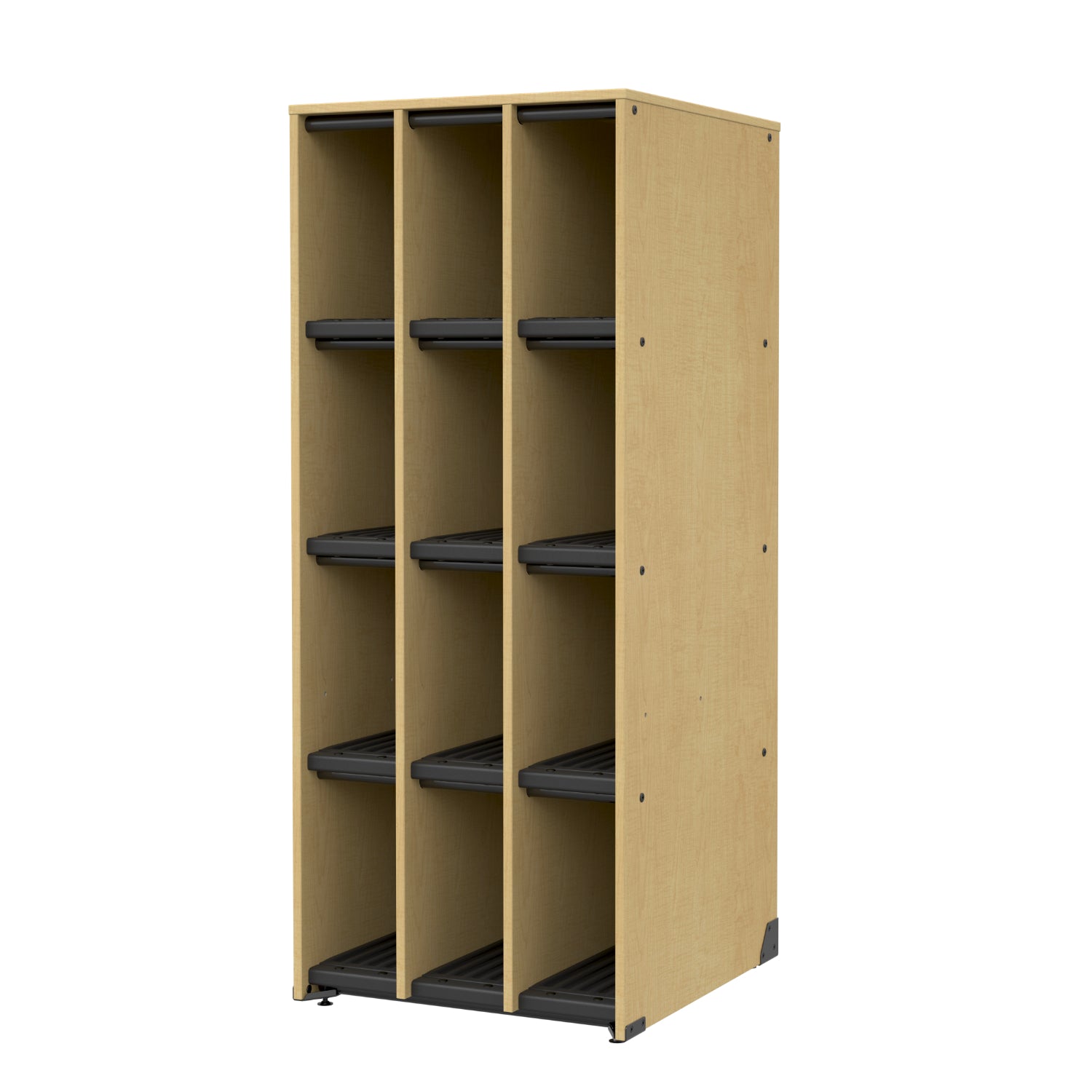 Bandstor™ 12 Compartment Woodwind/Brass Storage, 27.75"W x 68"H x 29.25"D