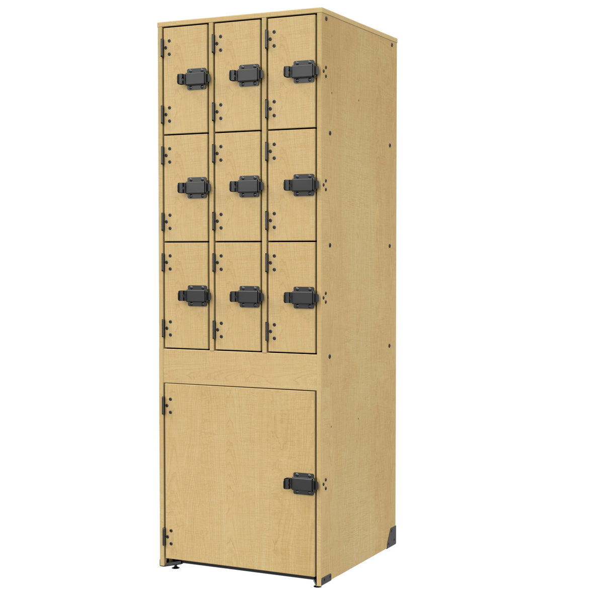 Bandstor™ 10 Compartment Woodwind/Brass/Drum Storage, 27.75"W x 84"H x 29.25"D