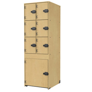 Bandstor™ 7 Compartment Woodwind/Brass/Drum Storage, 27.75"W x 84"H x 29.25"D