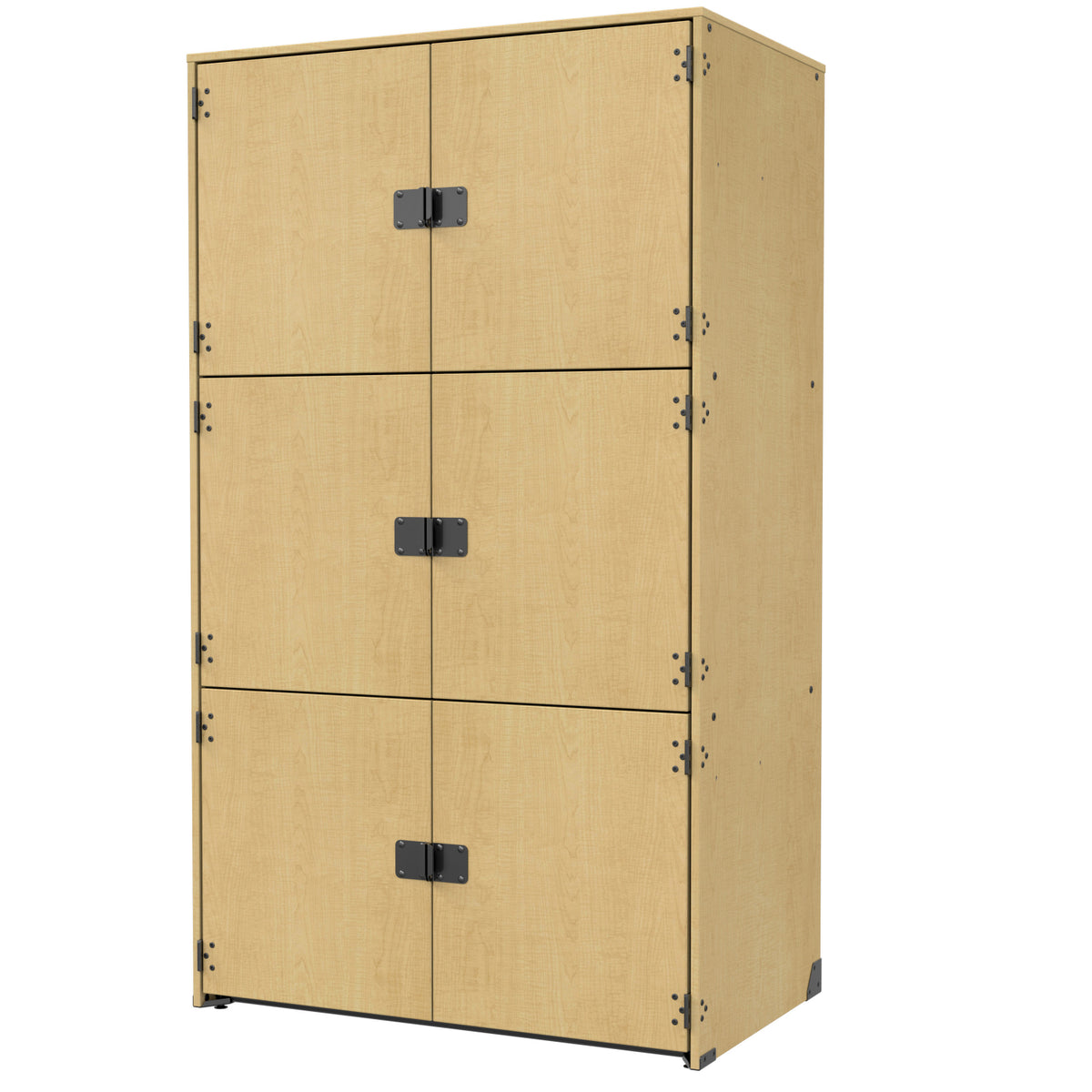 Bandstor™ 3 Compartment Woodwind/Drum/General Storage, 48" W x 84"H x 29.25"D