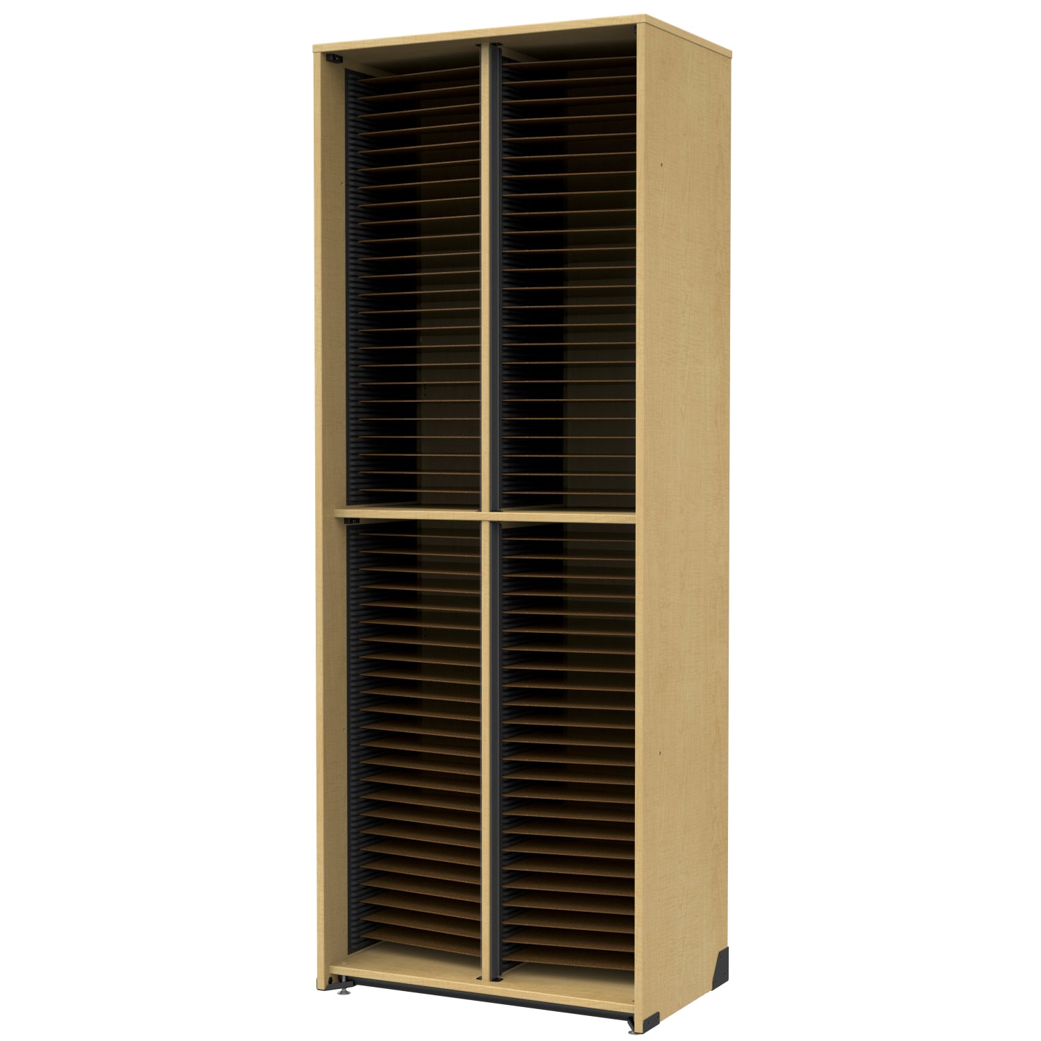 Bandstor™ Tall Band Folio Cabinet, 100 Shelves, No Door