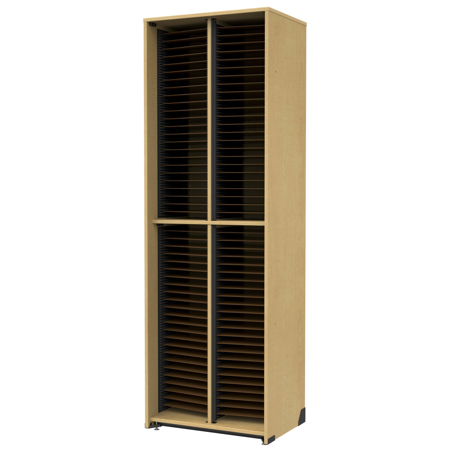 Bandstor™ Tall Choral Folio Cabinet, 100 Shelves, No Door