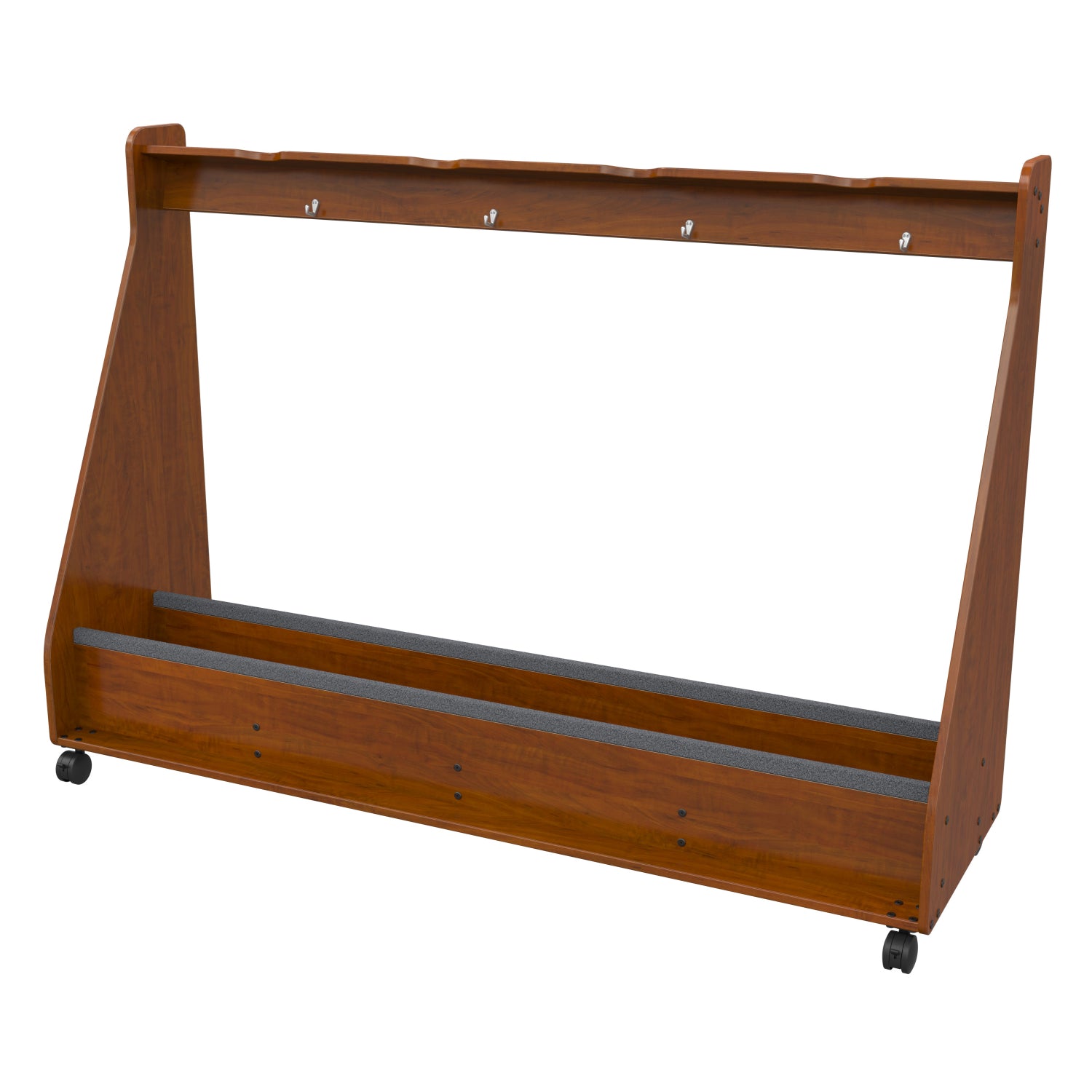 Bandstor™ Mobile String Bass Rack, 80.25" W, Holds 4 Units