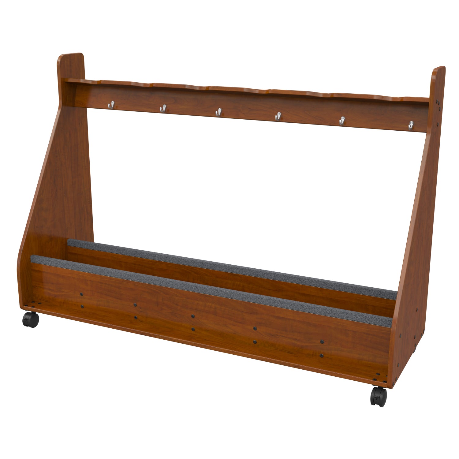 Bandstor™ Mobile Cello Rack, 73.25" W, Holds 6 Units