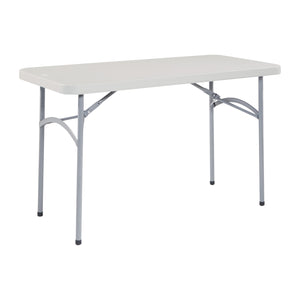 Resin Multipurpose Folding Table, 4' Rectangle