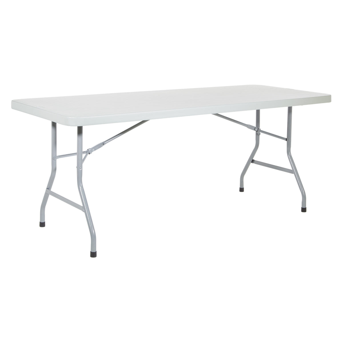 Resin Multipurpose Folding Table, 6' Rectangle