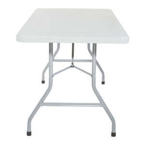 Resin Multipurpose Folding Table, 6' Rectangle
