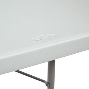 Resin Multipurpose Folding Table, 8' Rectangle