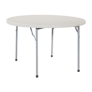 Resin Multipurpose Folding Table, 48" Round
