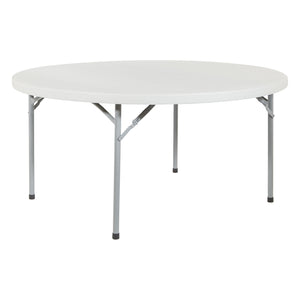 Resin Multipurpose Folding Table, 60" Round
