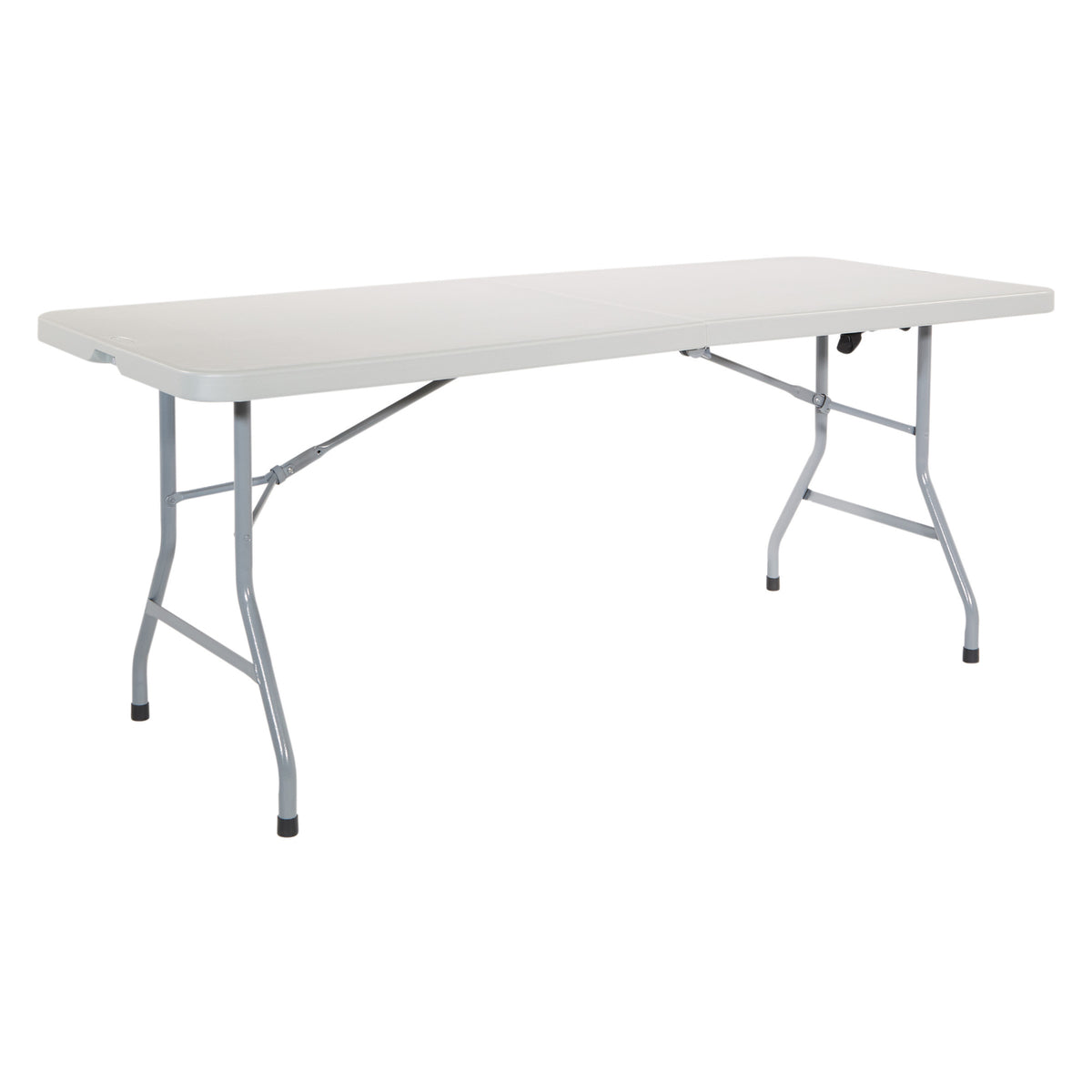 Resin Multipurpose Fold-in-Half Table, 6' Rectangle