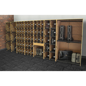 Bandstor™ 7 Compartment Woodwind/Brass/Drum Storage, 27.75"W x 84"H x 29.25"D