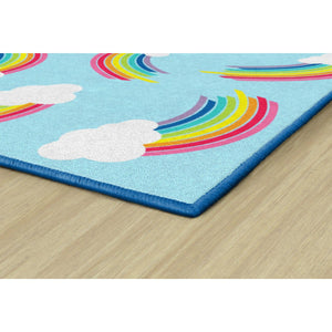 Schoolgirl Style Hello Sunshine Whimsical Rainbows Rugs