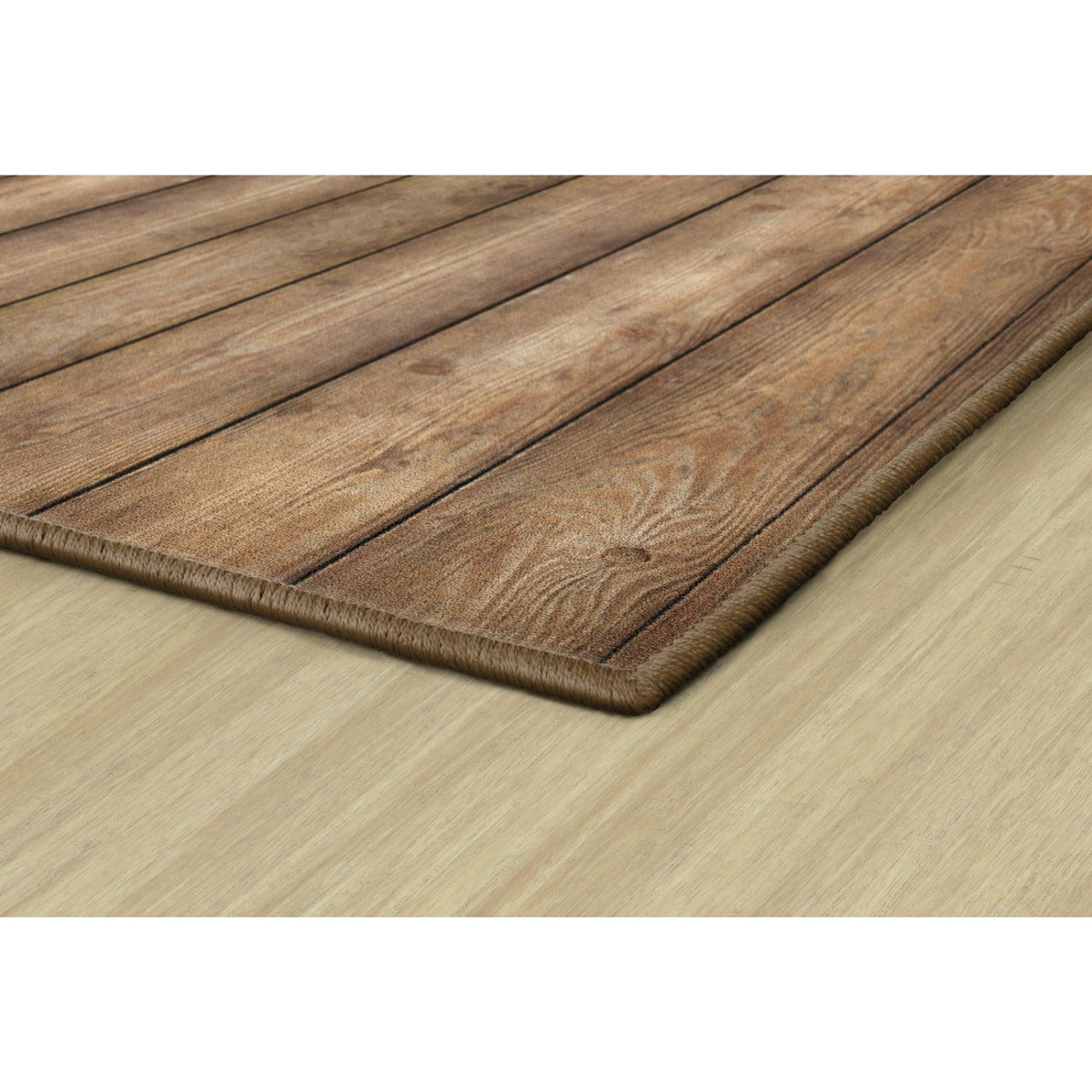 Schoolgirl Style Industrial Chic Rustic Wood Rugs