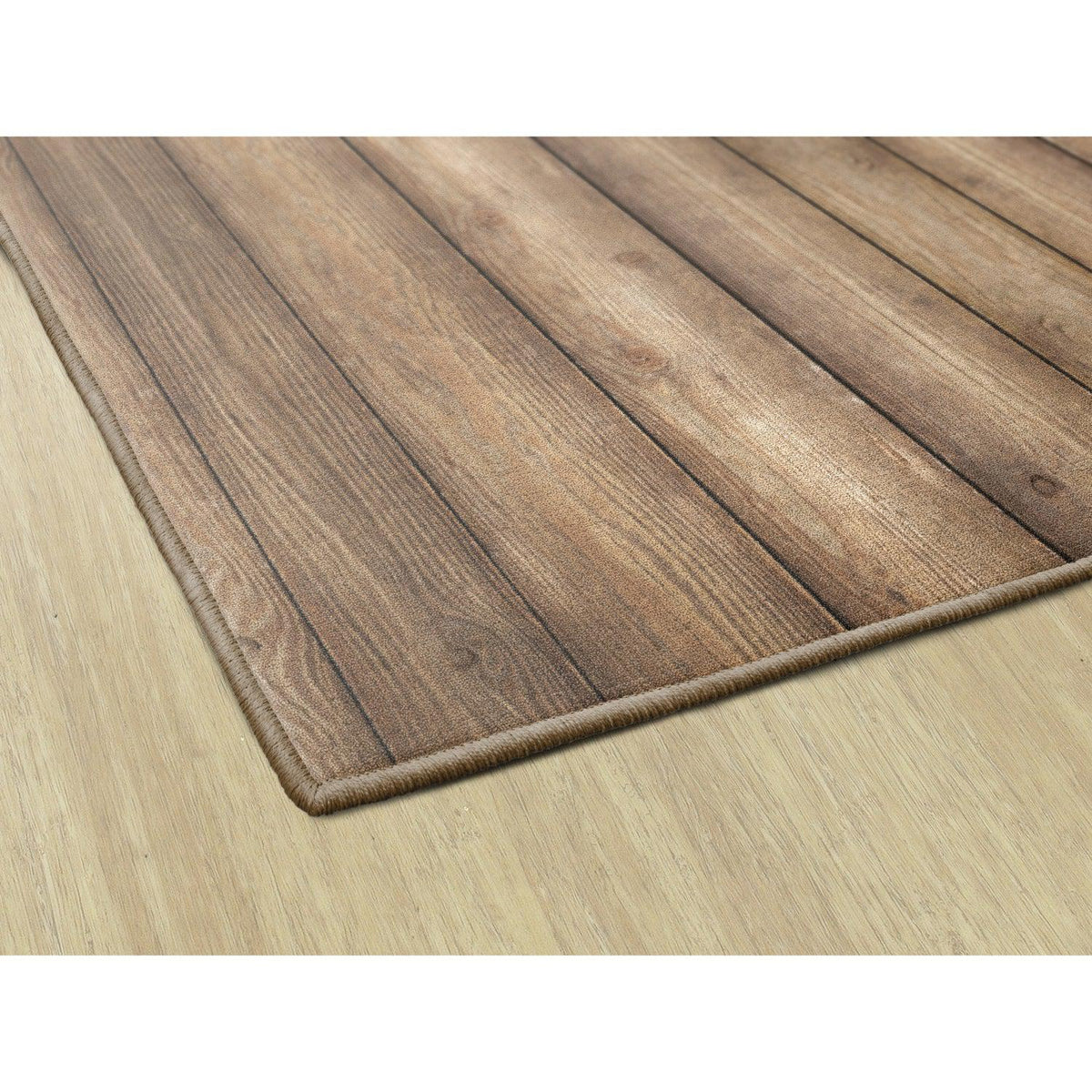 Schoolgirl Style Industrial Chic Rustic Wood Rugs - NextGen Furniture, Inc.