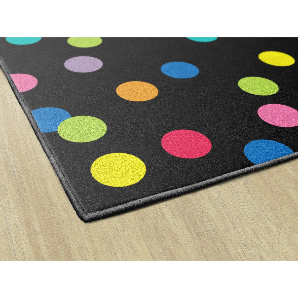 Schoolgirl Style Just Teach Rainbow Polka Dots Rugs