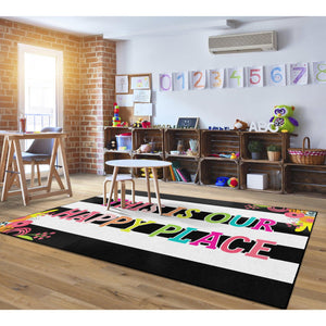 Schoolgirl Style Simply Stylish Tropical This Is Our Happy Place Rugs