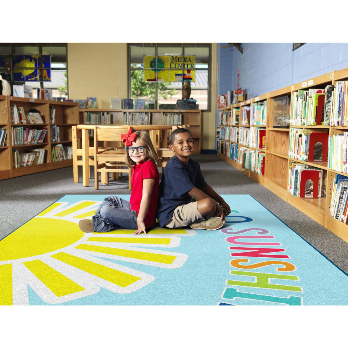 Schoolgirl Style Hello Sunshine Happy Sun Rugs