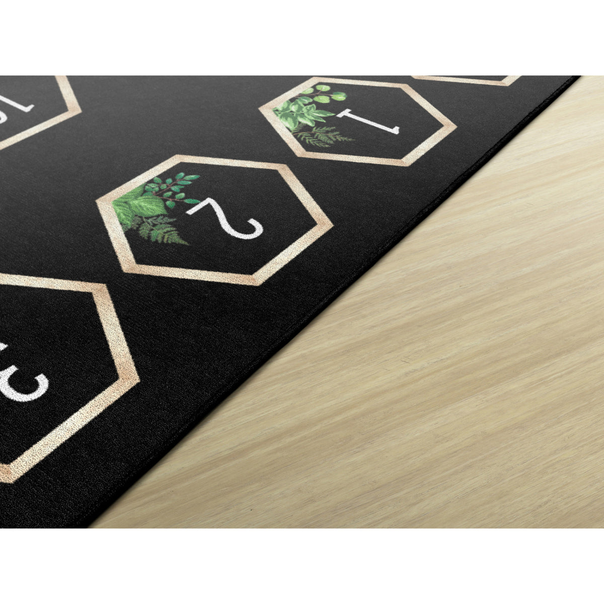 Schoolgirl Style Simply Boho 123 Criss Cross Applesauce Spots Rug, 7'6" x 12' Rectangle