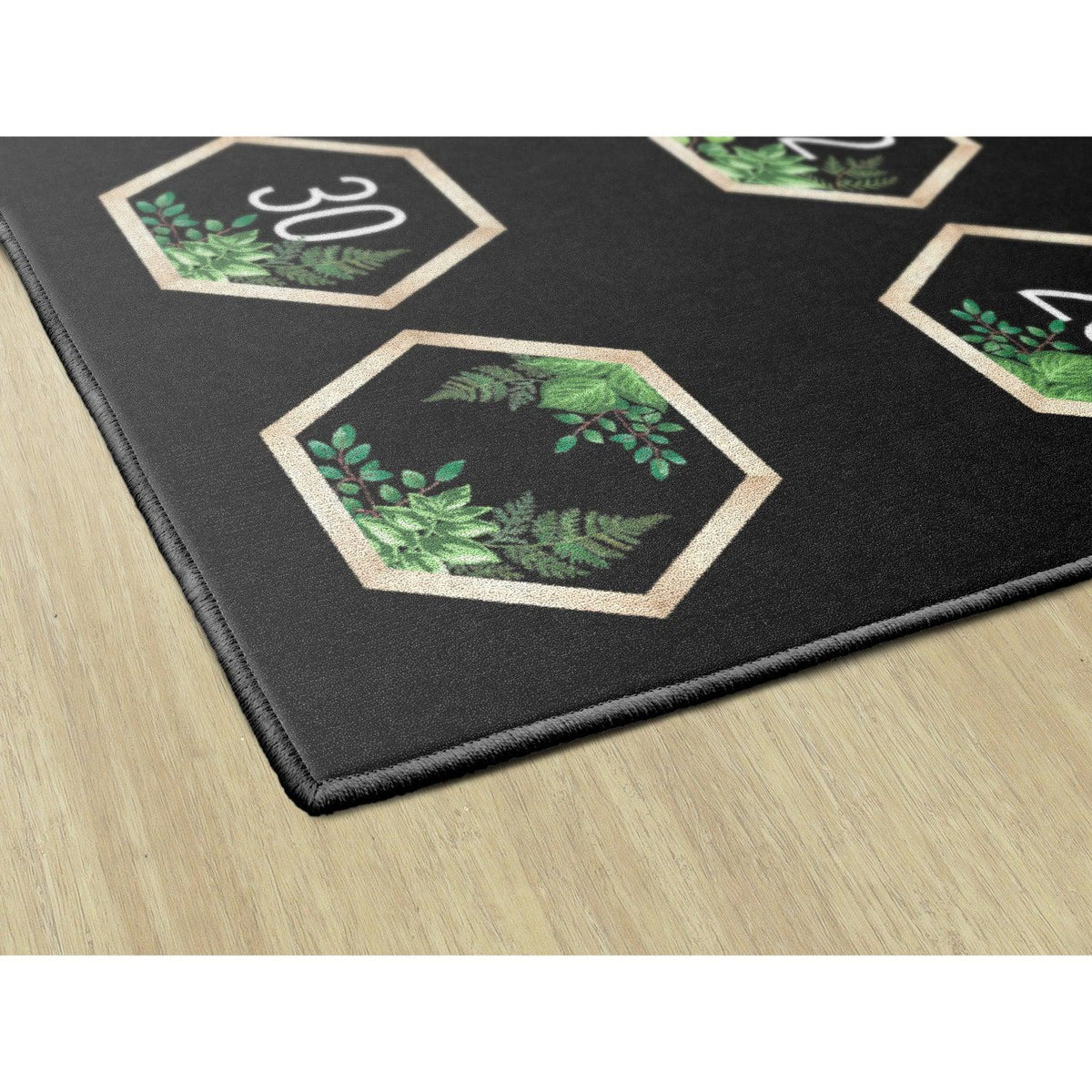 Schoolgirl Style Simply Boho 123 Criss Cross Applesauce Spots Rug, 7'6" x 12' Rectangle