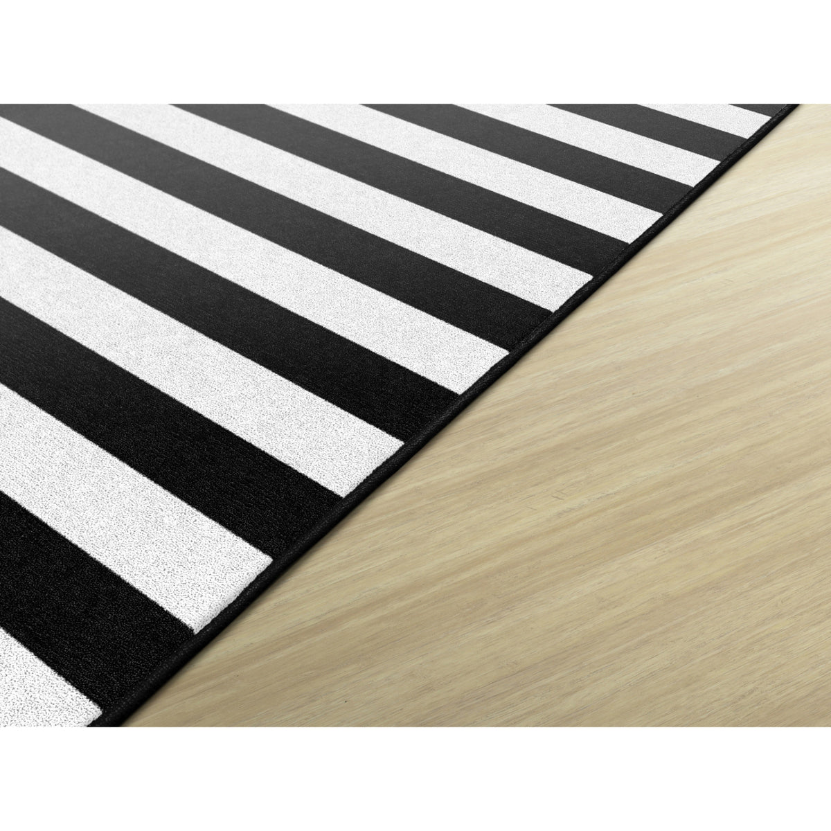 Schoolgirl Style Simply Stylish Tropical Black & White Stripes Flamingo Rugs