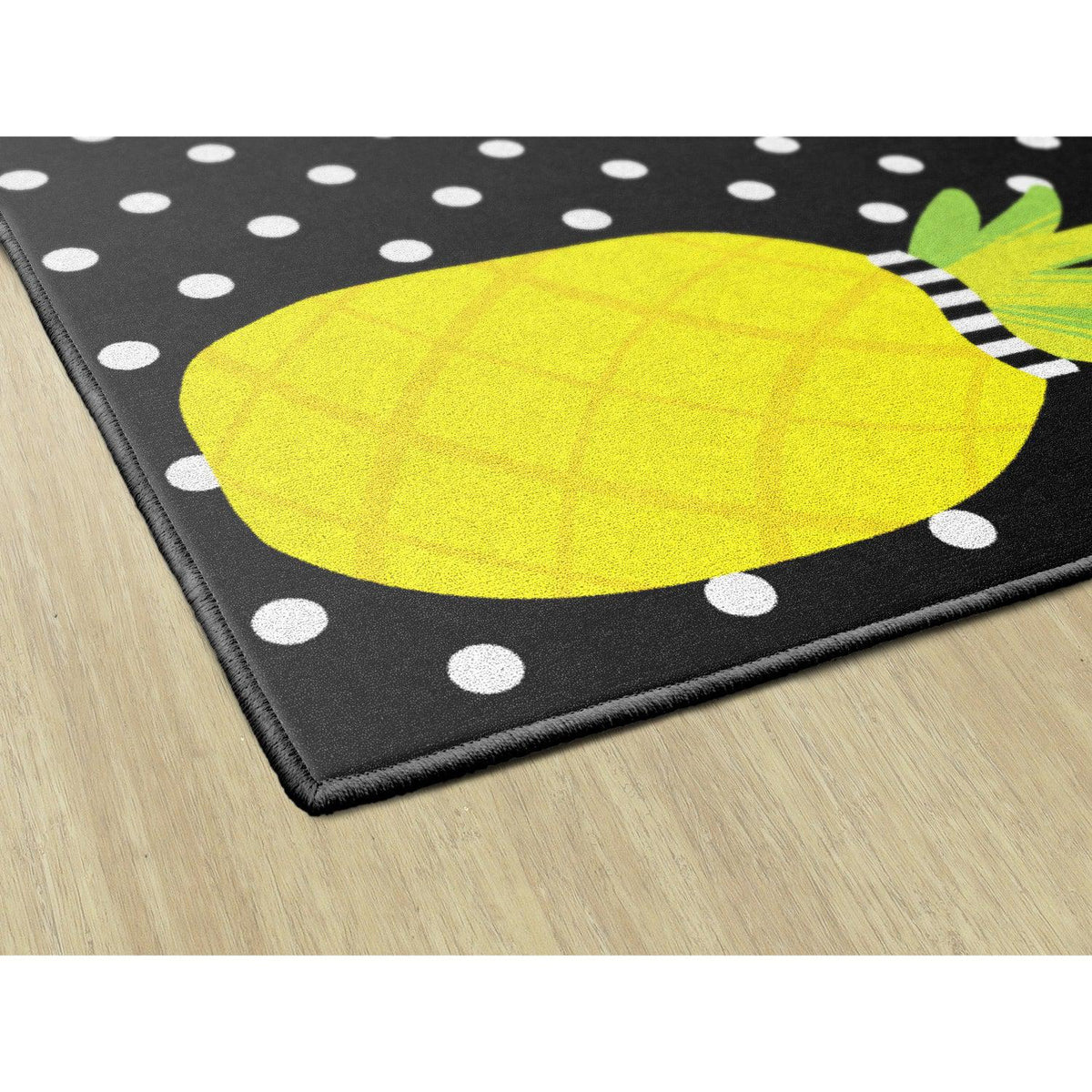 Schoolgirl Style Simply Stylish Tropical Pineapple Small Polka Dots Rugs