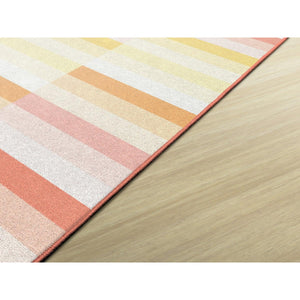 Schoolgirl Style Simply Safari Sunset Contemporary Stripes Rugs